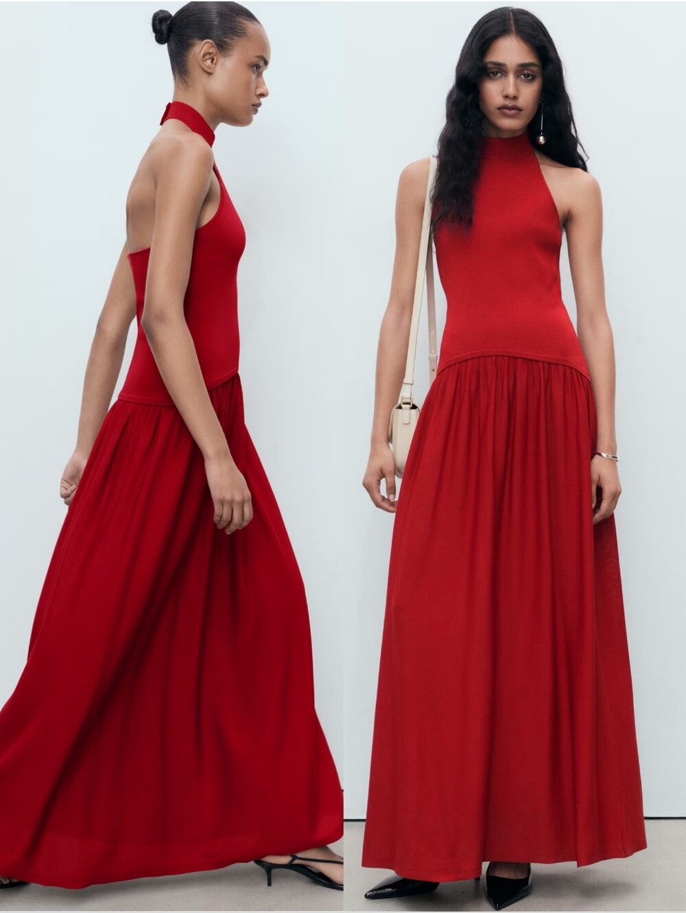MANGO Halter-neck Dress